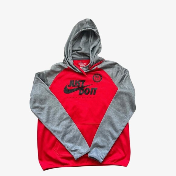 Womens Nike USA Olympic Team Pyeongchang Korea Therma Fit Hoodie Med Swoosh Logo - Picture 1 of 8
